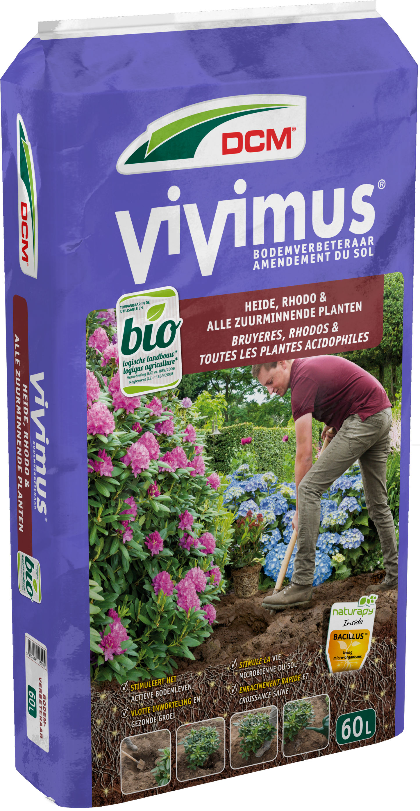 DCM Vivimus® Heide, Rhodo & alle Zuurminnende Planten | Bodemverbeteraar