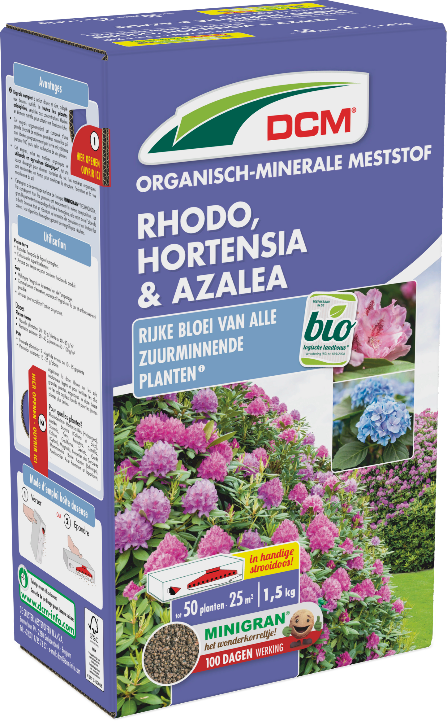 DCM Meststof Rhodo, Hortensia & Azalea