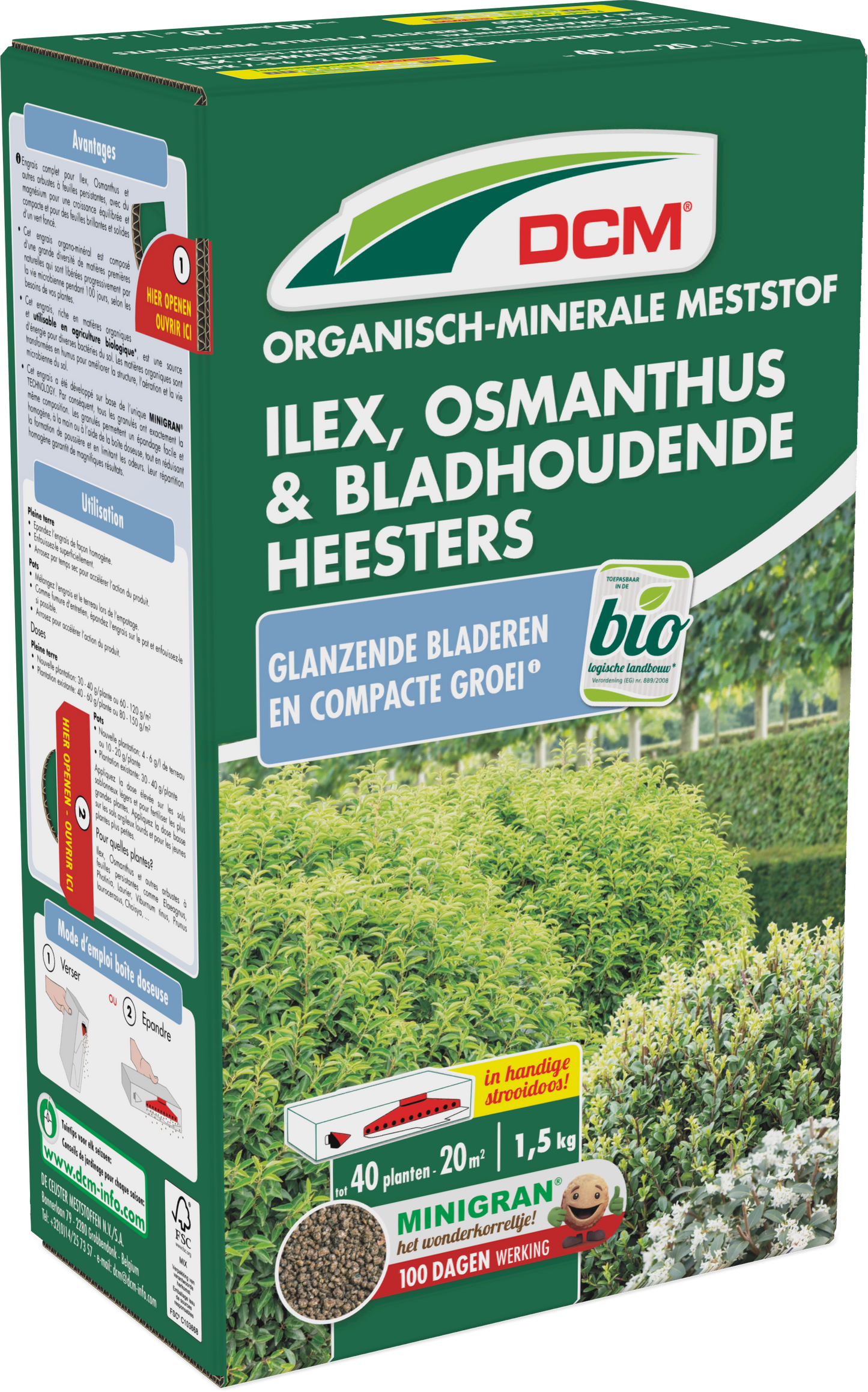 DCM Meststof Ilex, Osmanthus & Bladhoudende Heesters