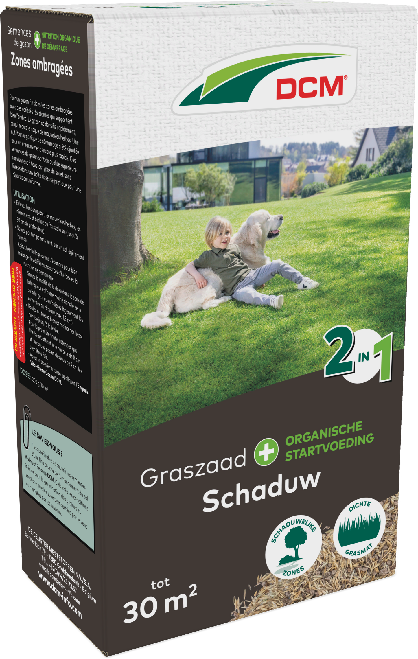 DCM Graszaad 2-in-1 Schaduw