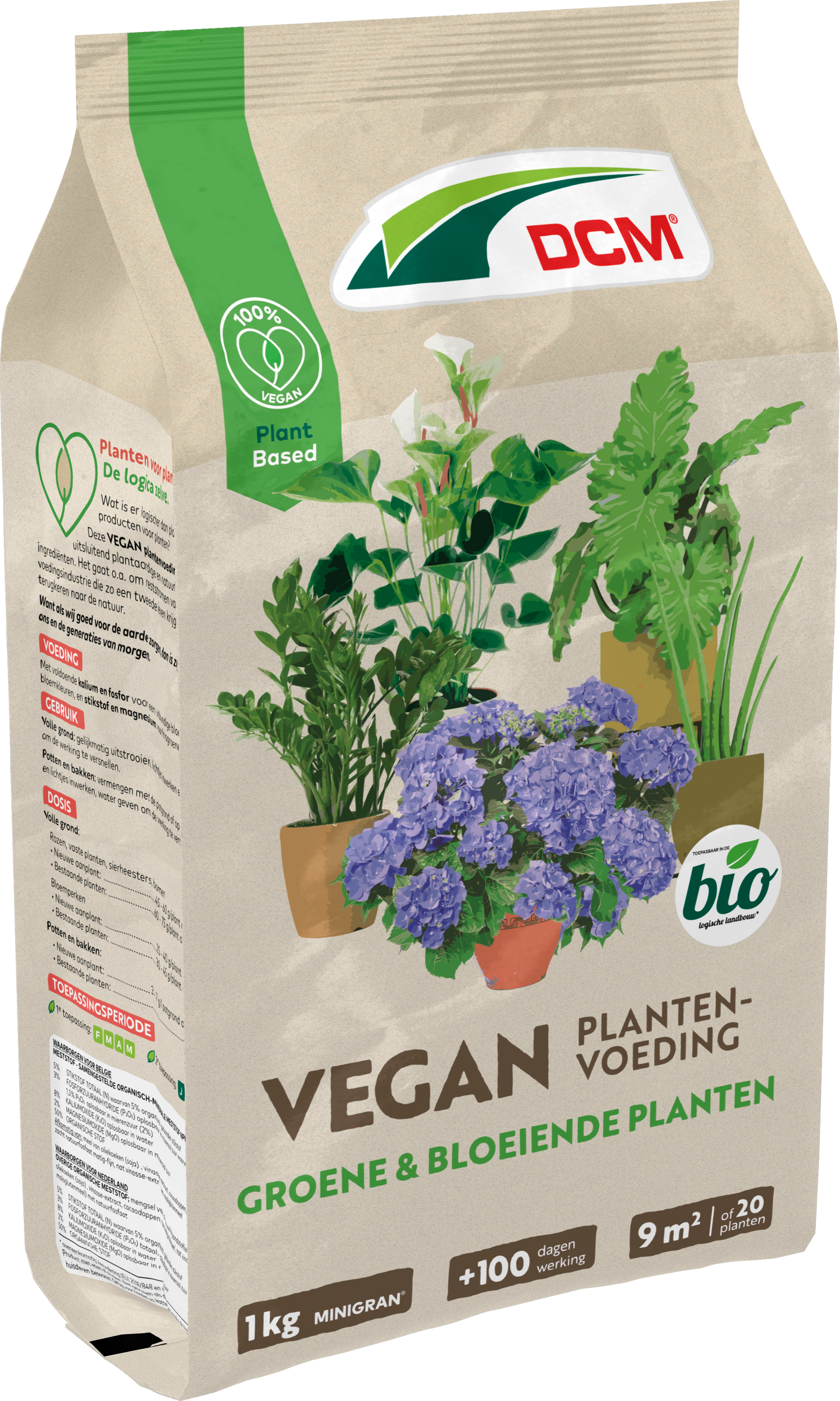 DCM Vegan Plantenvoeding Groene & Bloeiende Planten